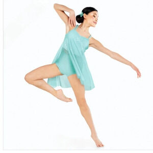 Revolution dance iced sage dress/ here we are Xl Adult